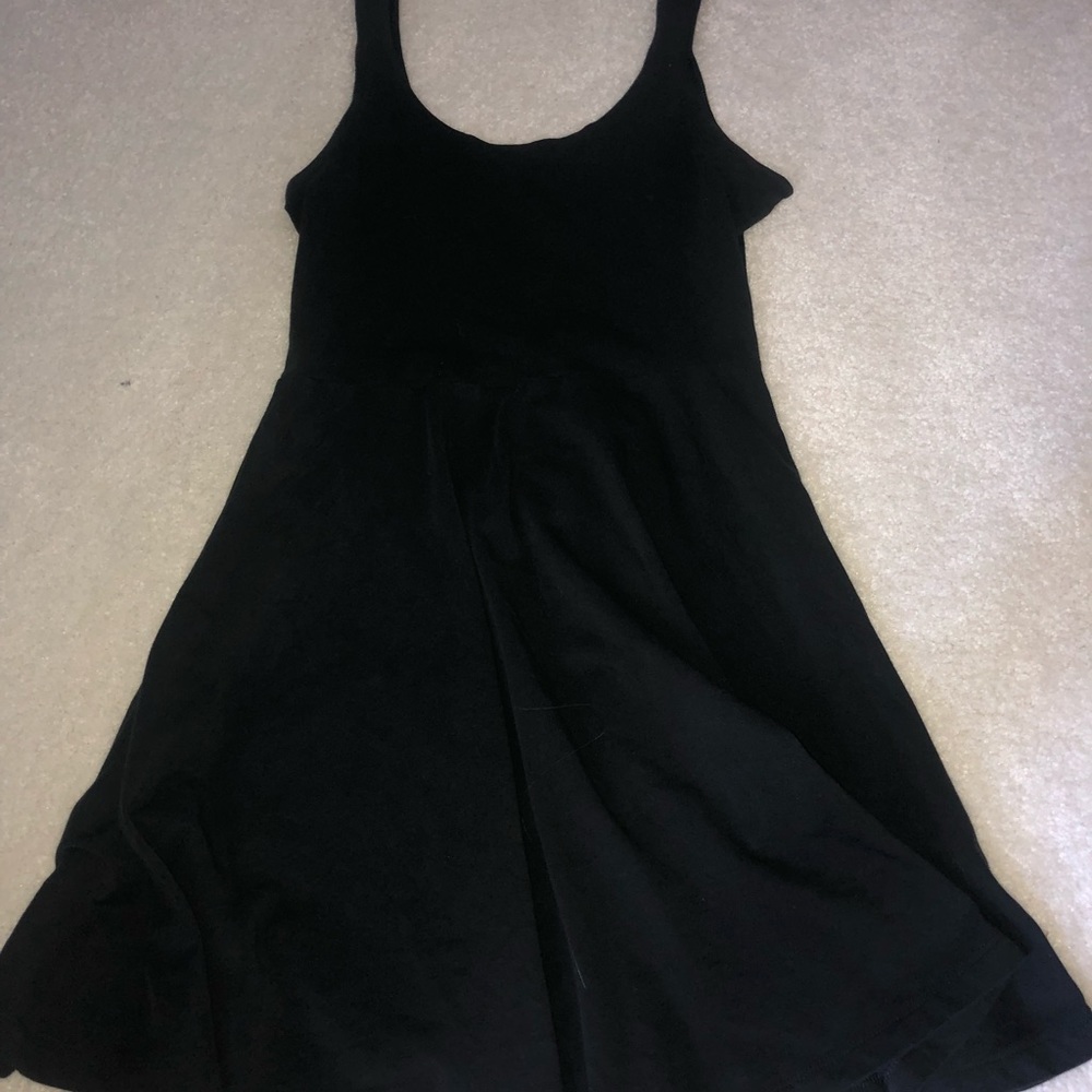 PINK black skater dress